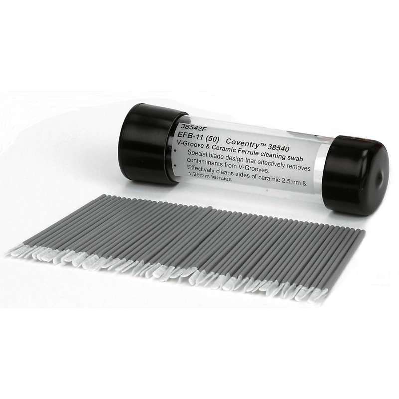 V- Groove and Ferrule Cleaning Swabs, 50 per Tube